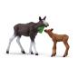 Preview: Schleich WILD LIFE  - Elchkuh mit Kalb