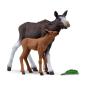 Preview: Schleich WILD LIFE  - Elchkuh mit Kalb