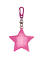 Preview: moses - Leuchtender LED-Stern mit Karabiner pink