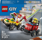 Preview: LEGO® City Great Vehicles - Pizzalieferwagen vs. Löschauto