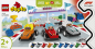 Preview: LEGO® DUPLO® Town - F1® Team Rennautos mit Rennfahrern