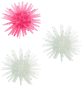Preview: moses - Nachtleuchtende Sticky Snowflakes rosa