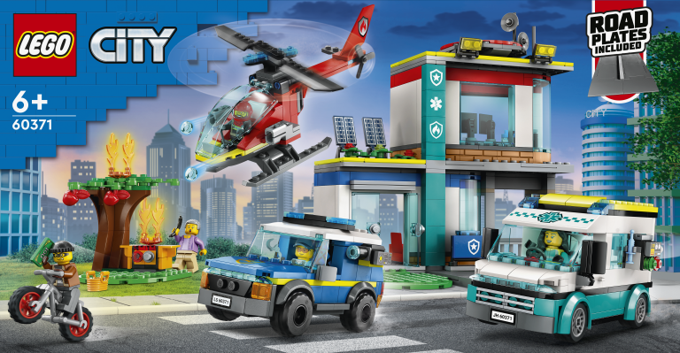 LEGO® Hauptquartier der Rettungsfahrzeuge
