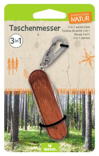 moses - Expedition Natur Taschenmesser 3 in 1