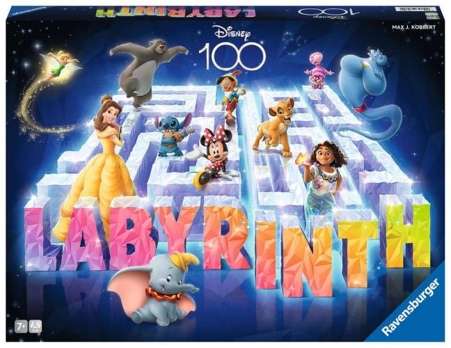 Ravensburger  - Disney 100 Labyrinth -  mit den beliebtesten Disney Charakteren