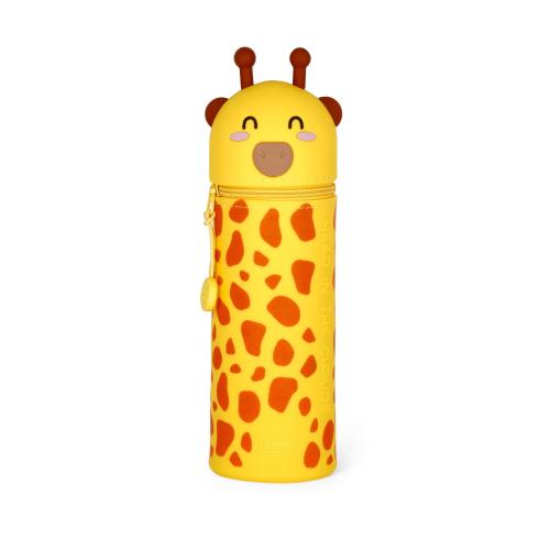 2-in-1-Federmäppchen aus Silikon Giraffe  - Kawaii - LEGAMI