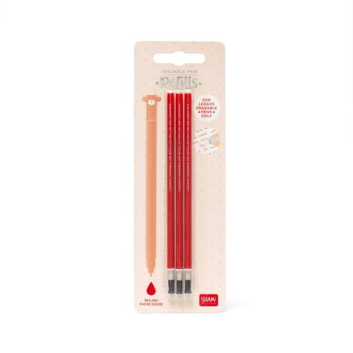 Ersatzmine für löschbaren Gelstift - Erasable Pen rot - LEGAMI