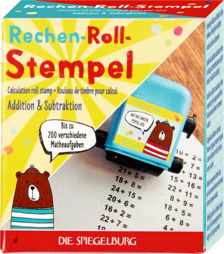 Rechen-Roll-Stempel - Bunte Geschenke - Die Spiegelburg