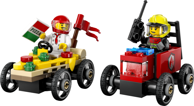 LEGO® City Great Vehicles - Pizzalieferwagen vs. Löschauto
