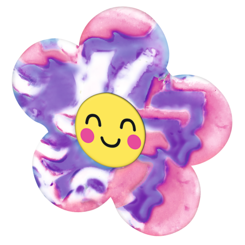 Happy Day Wirbelnder Radierer violett-pink - moses