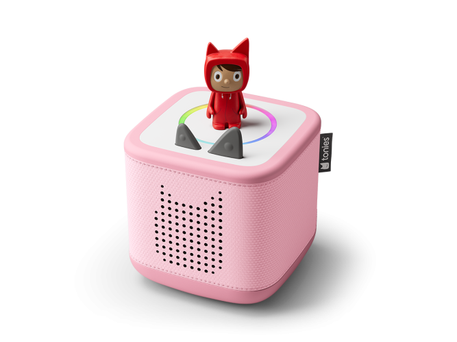 Tonies. - Toniebox 2 Rosa Starter Set Kreativ-Tonie Rot