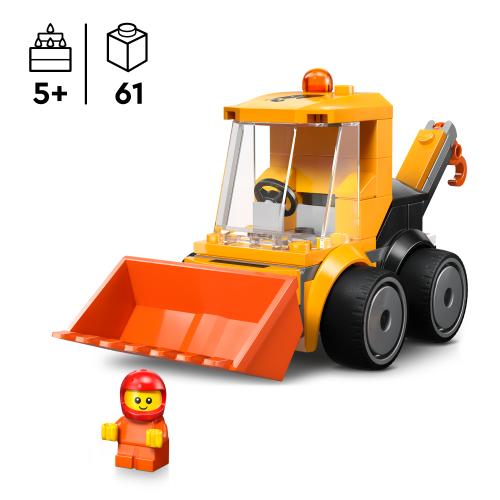 Preview: LEGO City - Coole Flitzer – Radlader, Spielzeug mit Minifigur