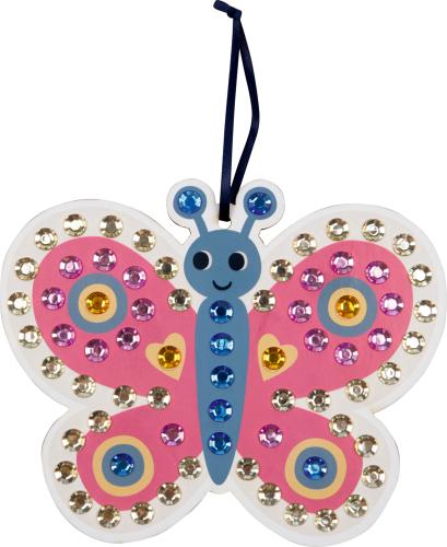 Preview: Mein kleines Bastelset: Diamond-Anhänger - Schmetterling / Regenbogen - Die Spiegelburg