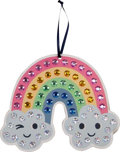 Preview: Mein kleines Bastelset: Diamond-Anhänger - Schmetterling / Regenbogen - Die Spiegelburg