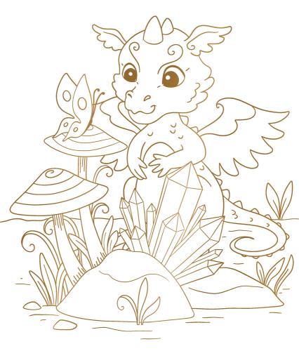 Preview: 100% selbst gemacht: Metallic-Malen Fantasy mit Bicolorstiften - Die Spiegelburg