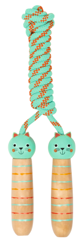 moses - Holz-Springseil Frühling Katze