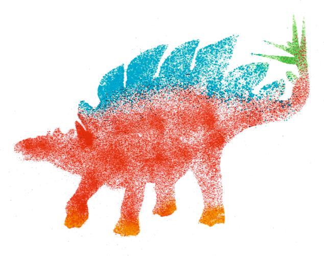 Preview: Airbrush-Stifte für Papier - T-Rex World - Die Spiegelburg