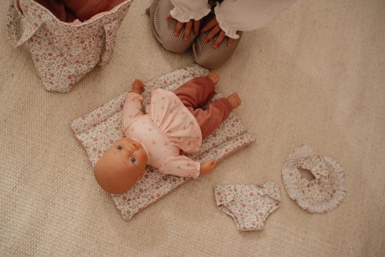 Little Dutch - Puppenwindeltasche – Mehrfarbig – Essentials – Soft Flowers
