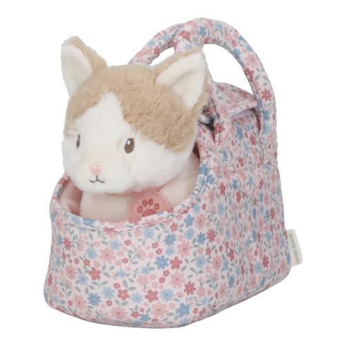 Preview: Litttle Dutch - Kuscheltierkatze in Tasche – Mehrfarbig
