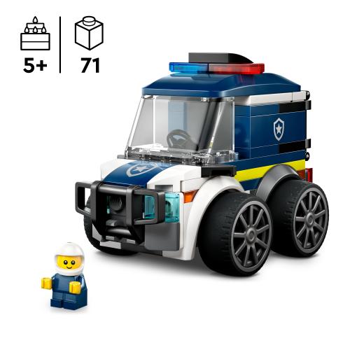 Preview: LEGO City -  Coole Flitzer Polizei-Truck, Spielzeugauto und Minifigur