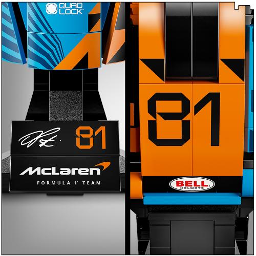 Preview: LEGO® Editions Formula 1 - McLaren Mastercard F1® Team Oscar Piastri Helm
