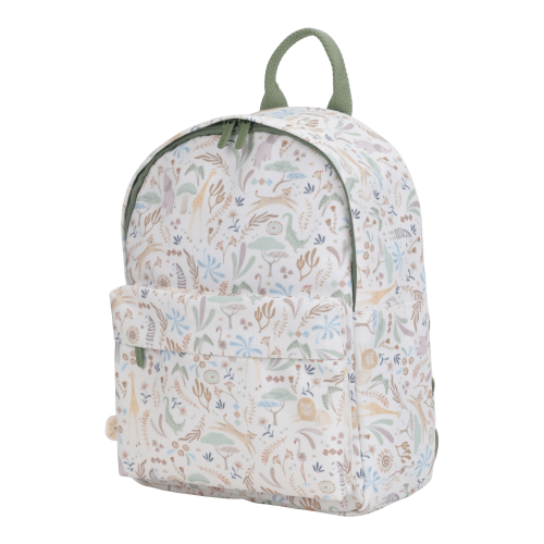 Preview: Little Dutch - Safari Friends - Rucksack - Weiß - 29 cm