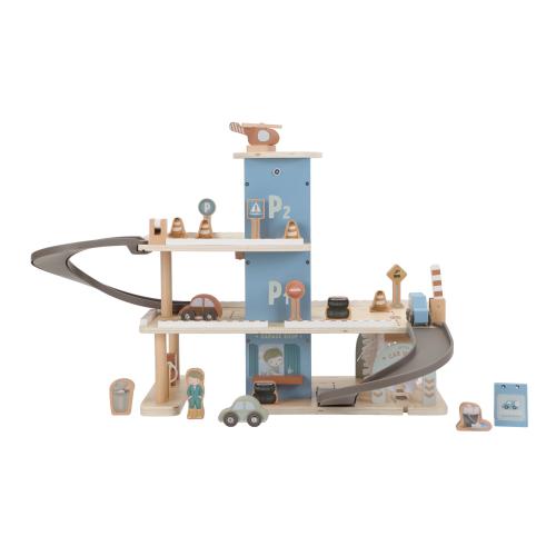 Preview: Little Dutch - Holz Parkgarage – Blau