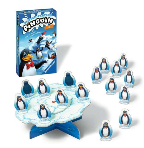 Ravensburger  - Plitsch Platsch Pinguin Mitbringspiel