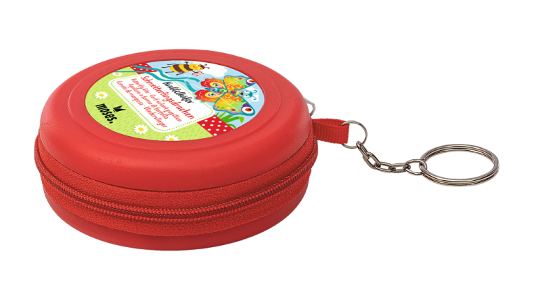 Krabbelkäfer Schmetterlingsdrache petrol (rote Aufbewahrungstasche) - moses