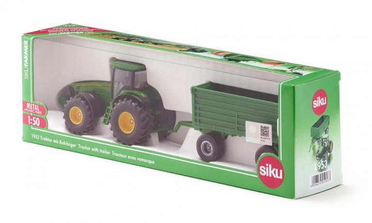 Siku 1953  John Deere mit Hänger 1:50