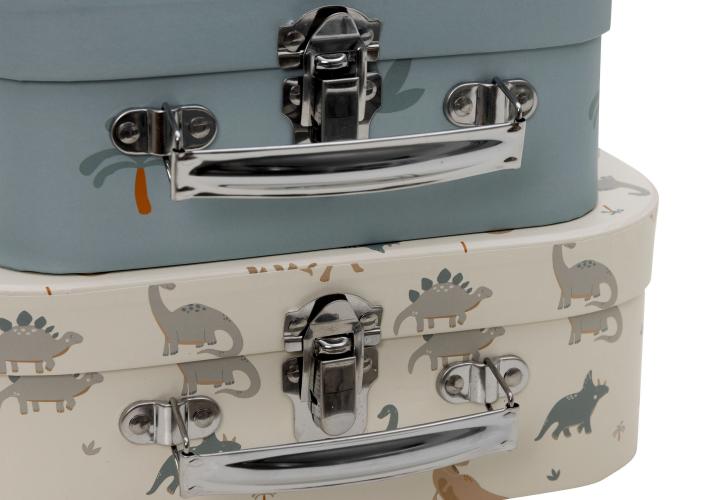 Jollein - Spielkoffer - Dino - 2 Stück