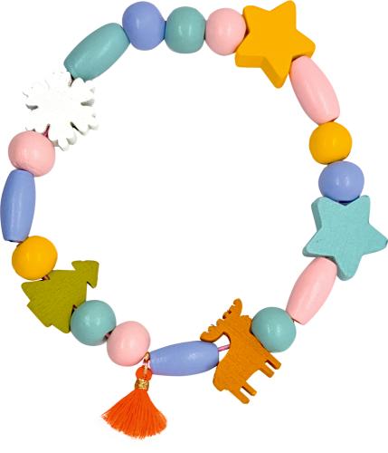 DIY-Holzperlen-Armband - Wintertiere im Weihnachtswald - Die Spiegelburg