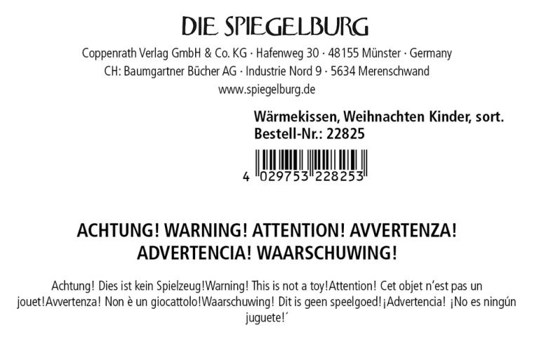 Wärmekissen - Wintertiere im Weihnachtswald - Die Spiegelburg