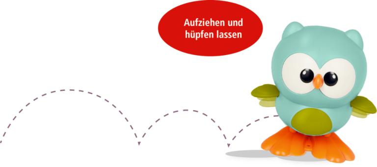 Aufzieh-Eule - Wintertiere im Weihnachtswald - Die Spiegelburg
