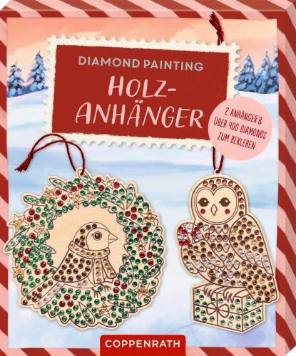 Diamond Painting Holzanhänger Vögel (Weihnachten) - Die Spiegelburg
