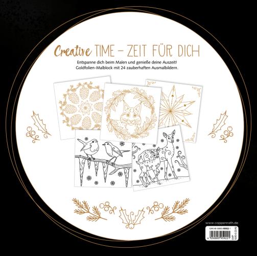 Ausmal-Glück: Goldfolien-Malblock - Magic Winter (Creative Time) - Die Spiegelburg