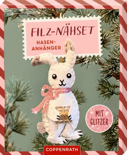Filz-Nähset: Hase- Anhänger (Weihnachten) - Die Spiegelburg