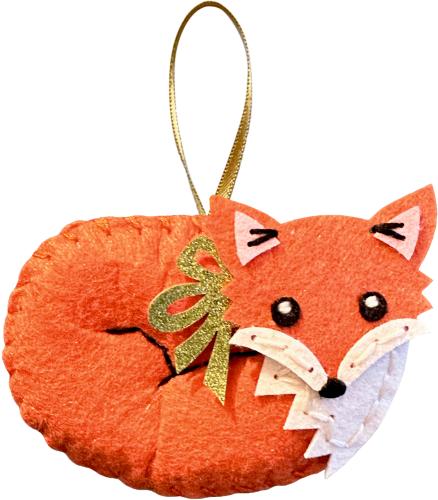 Filz-Nähset: Fuchs- Anhänger (Weihnachten) - Die Spiegelburg