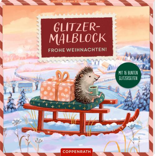 Glitzer-Malblock: Frohe Weihnachten! - Die Spiegelburg