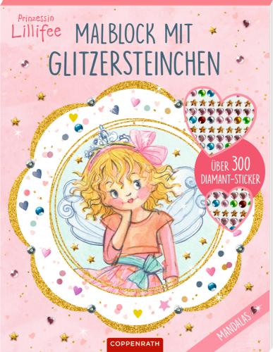 Malblock mit Glitzersteinchen: Mandalas (Prinzessin Lillifee) - Die Spiegelburg