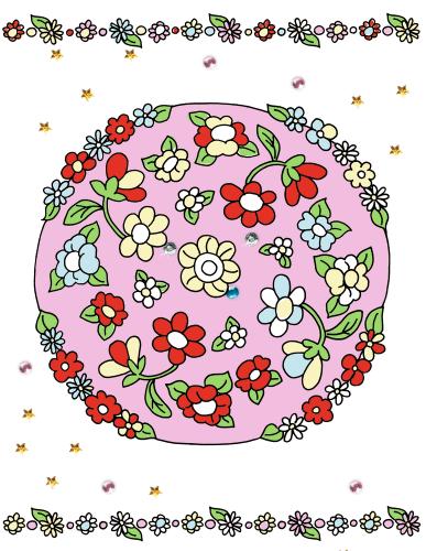 Malblock mit Glitzersteinchen: Mandalas (Prinzessin Lillifee) - Die Spiegelburg