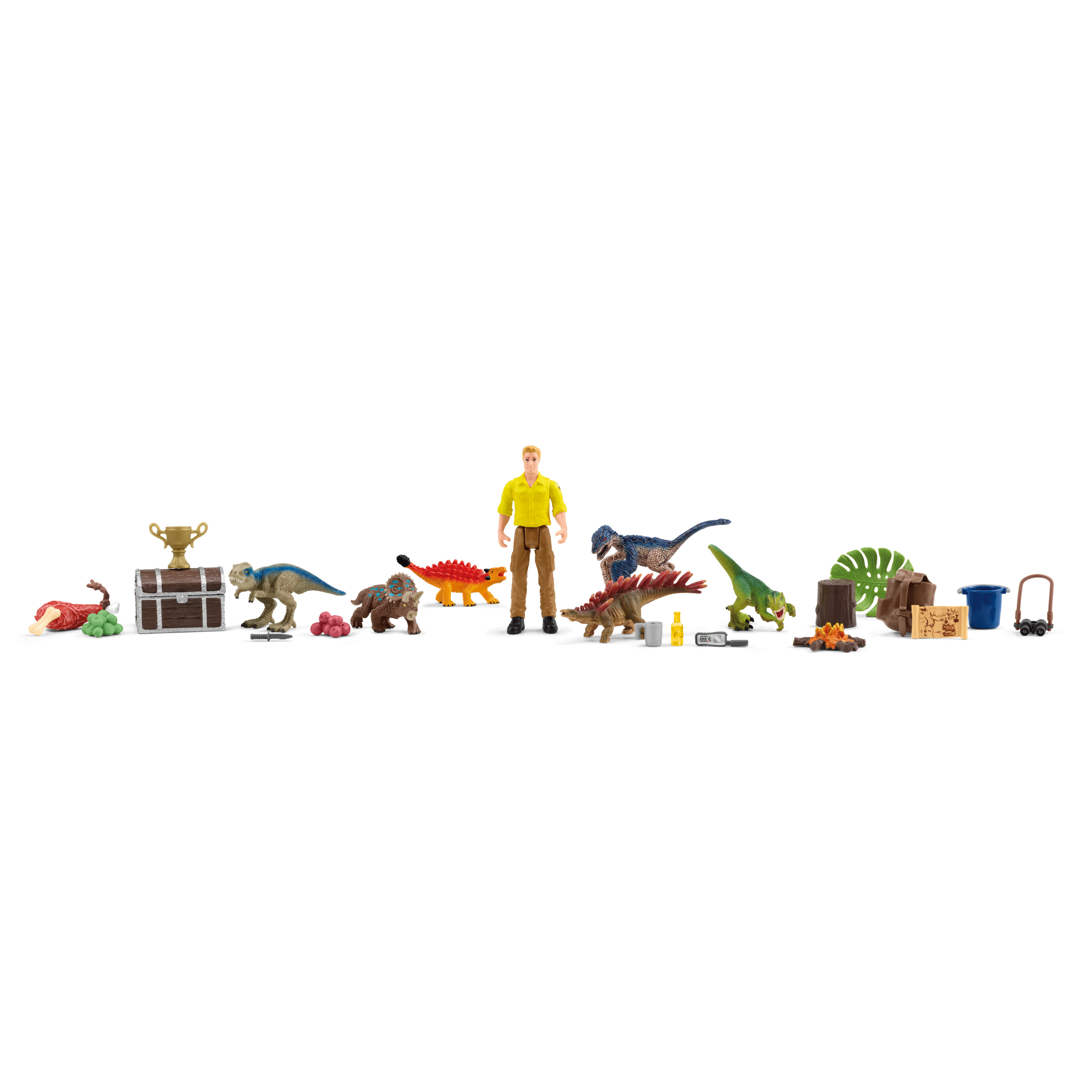 Calendrier De L'Avent Schleich Dinosaurs 2023 – 24 Figurines – Dès 5 Ans – Coffret Cadeau
