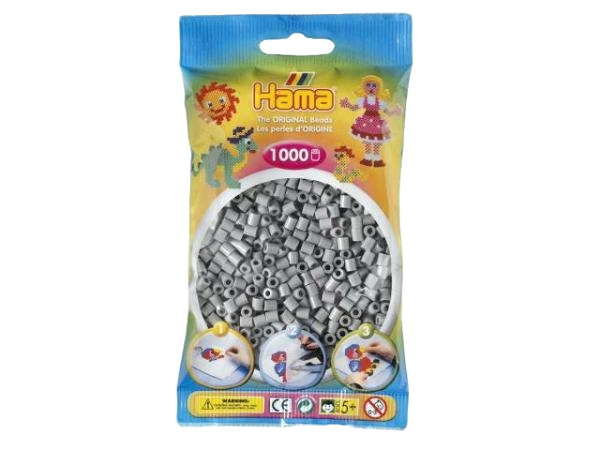 Hama 1000 Perlen grau