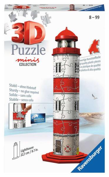 Ravensburger 3D Puzzle 11273 - Mini Leuchtturm - 54 Teile