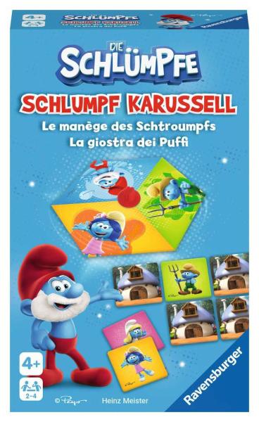 Ravensburger  - Schlumpf Karussell Mitbringspiel