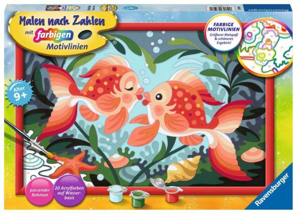 Ravensburger - Malen nach Zahlen - Verliebte Fische