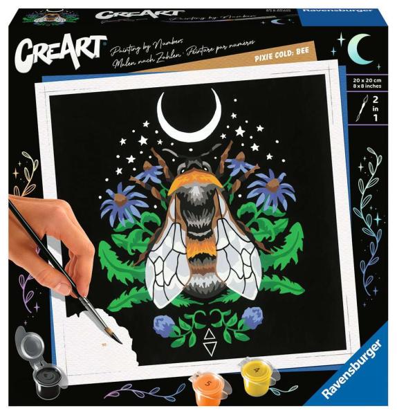 Ravensburger CreArt - Malen nach Zahlen – Pixie Cold: Bee