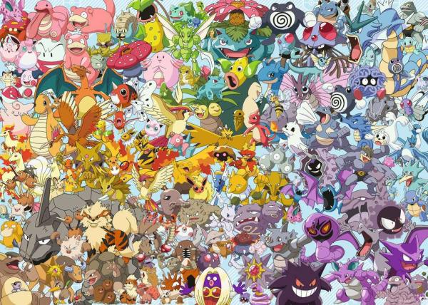 Ravensburger - Challenge Pokémon - 1000 Teile