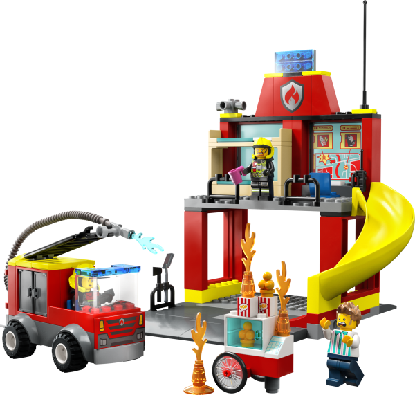 LEGO® City -  Feuerwehrstation und Löschauto