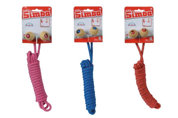 SIMBA - Springseil 5m Holzkugeln